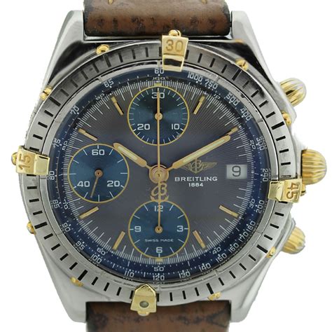 breitling b stainless steel back chronographe 100m 13048|breitling b13048.